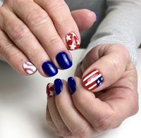 30+ Favorite 4th of July Nails to Try in 2024 - ♡ July Blossom ♡