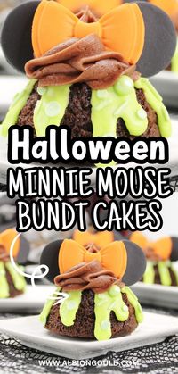 Treat your family and friends to Halloween Minnie Mouse cakes. These mini bundt cakes are decorated with Minnie Mouse designs, making them a charming addition to your Halloween festivities. Easy to make and even easier to enjoy, these cakes add a playful and delicious touch to any Halloween gathering.