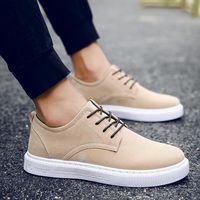 Spring Massage Breathable Sweat Men Shoes-Flat-LAISUMK-Black-6-TouchyStyle  2018 LAISUMK Brand Men Casual Shoes Leather Men Shoes Lace-up Breathable Soft Autumn Casual Flats Formal Sneakers.