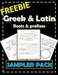 Are your students learning Greek &/or Latin? Download these 8 FREE worksheets to introduce Greek and Latin Roots and Prefixes to your middle school students! :: www.thriftyhomeschoolers.com