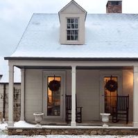 Credit: Gretchen Farrell Interiors #rockportgray #rockportgrayexterior #cottage #benjaminmoore