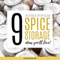 Spice storage solutions and ideas that will make the best of any space you've got in your kitchen. Fantastic inspiration for small and large kitchens, with and without a pantry. Which will you choose?