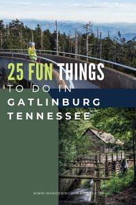 Best Things to do in Gatlinburg, Tennessee | Best Things to do in the Smoky Mountains | Guide to Gatlinburg and the Great Smoky Mountains National Park - includes hiking in the Smokies, Whitewater Rafting on the Pigeon River, The Aquarium, Ripley's Believe it or Not, The Smoky Mountain Brewery, Skiing at Ober Gatlinburg, Sampling Moonshine, Fishing in the Appalachian Mountains and more! #Gatlinburg #Tennessee #SmokyMountains #USA #Travel - By Wandering Wheatleys