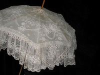 Gorgeous antique lace umbrella ~