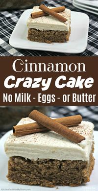 Cinnamon Crazy Cake