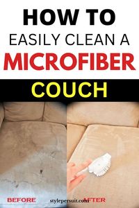 Microfiber couches are popular for their comfort and durability, but they can be a bit tricky to clean due to their unique fabric. Microfiber is made up of densely packed synthetic fibers that can trap dirt, oils, and stains. However, with the right cleaning methods, you can keep your microfiber couch looking like new. Discover a step-by-step guide on how to clean a microfiber couch.