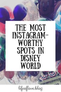 These Instagram-worthy photo ops and picture locations should not be missed at Walt Disney World! From secret areas and beautiful resorts to classic food and ride photos, this guide has everything you need to get the perfect Disney World picture!