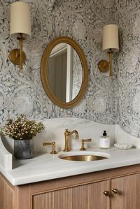 Powder room vanity