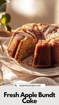 Packed with real apples and a hint of cinnamon, this Fresh Apple Bundt Cake is moist, flavorful, and perfect for fall desserts. It’s an easy yet impressive cake that brings comfort and warmth to any occasion, making it a go-to for apple lovers!