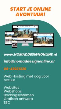 Nomad Design Online makes websites, logo’s, infographics and more