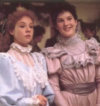 Anne Shirley and Diana Barry, bosom friend and kindred spirits from Anne of Green Gables by Lucy Maud Montgomery.