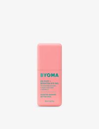 Looking for a targeted eye treatment to help brighten your undereye area? Look no further – Korean beauty brand BYOMA’s De-Puff and Brighten eye gel has arrived to reduce the appearance of dark circles and puffiness. Infused with a unique Tri-Ceramide Complex, Triple Hyaluronic Acid and Vitamin C, this hybrid gel-serum instantly cools and hydrates multiple layers of the skin under your eyes.| 'BYOMA De-Puff and Brighten eye gelApplication: Massage 1-2 pumps in circular motions around eye area. T