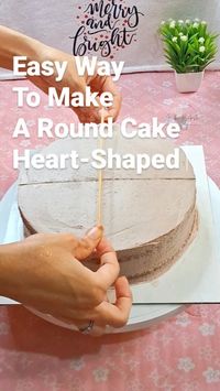 Bakester Am👩🏻‍🍳 | Cakes & Desserts | Madurai | Learn the easy trick to create heart-shaped cakes without a mold in less than 30 seconds😉 Tap❤️ if you like this awesome trick & Share... | Instagram