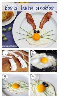 Create a FUN breakfast for the kids during Easter, Very easy to make & will surely put a smile on the little ones faces.