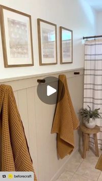 Interiors with Becky on Instagram: "Super easy DIY accent wall tutorial! A quick trip to Home Depot and you’ll be all set to go 🙌 

Once finished, can be painted either classic white or a bold color as a nice accent. 

Project done by @sharpesouthernhome 🥰

#beforeandafter #home #architectures #design #decoration #architect #homedecor #architecturaldigest #traditionalhome #luxuryhome #luxuryhomes #homemade #exteriordesign #renovation #dreamhome #interiordesign #beautifulhomes #homedecor #beforecraft #designbuild #diy #homedesign #shiplap #accentwall #taylorswift #interiors"