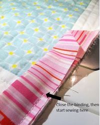 Binding & Blind Stitching Tutorial - Quilting In The Rain