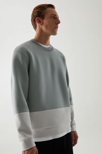 COS | Organic cotton minimal colour block sweatshirt