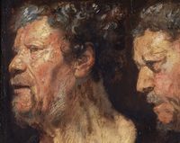 Studies of the Head of Abraham von Grapheus - Jacob Jordaens