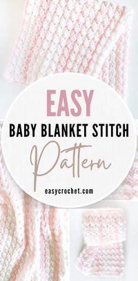 Learn how to crochet a baby stitch baby blanket pattern with our free pattern! BONUS. 14 additional blanket sizes included.