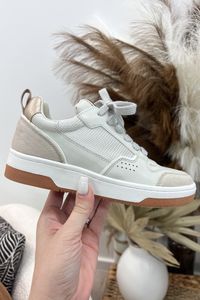 Step out in style with the Shu Shop Romi Sneakers! When you rock these sneakers, you'll be feeling the 1980's vibes of a low top silhouette, crafted with vegan leather and suede uppers. The chunky rubber soles keep you grounded in modern trends! Get ready to strut your stuff - these beauties have your name on them! run