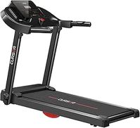 CURSOR FITNESS Home Folding Treadmill with Pulse Sensor, 2.5 HP Quiet Brushless, 7.5 MPH, 265 LBS Capacity