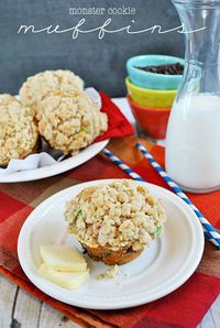 Monster Cookie Muffins