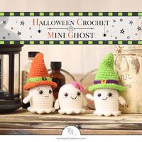 Small Crochet Ghost | Jen Hayes Creations