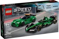 Race to the finish with the LEGO Speed Champions Aston Martin set for $44.99. This set features the Aston Martin Safety Car & AMR23 with 564 pieces and two minifigures dressed in racing attire. Perfect for kids aged 9+ and car enthusiasts to build, display, and role-play thrilling race scenarios.