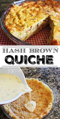 Hash Brown Quiche – Jamie Cooks It Up