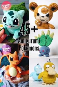 This is a Amigurumi Pokemon collection post with a range of different cuties! Disclaimer This is a collection post containing free patterns I have found in the crochet world. Each picture and design belongs to the original designer, you will not find the patterns written in this post but a link is provided that will