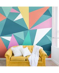 Deny Designs Old Art Studio Modern Geometric No.49 8'x8' Wall Mural & Reviews - Wallpaper - Home Decor - Macy's