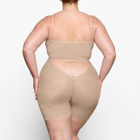 SHEER SCULPT LOW BACK SHORT | CLAY