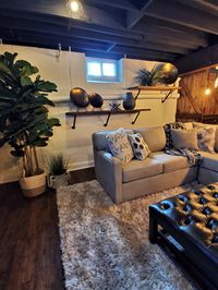 Industrial Urban Loft Basement - Industrial - Basement - Philadelphia - by Distinctive Interior Designs | Houzz