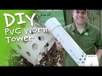 How To Make A DIY Worm Tower - YouTube