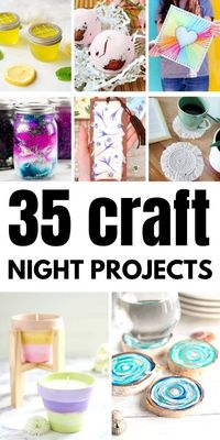 35 Craft Night time Tasks- #Craft #Night #Projects Check more at https://howcandothis.com/diyideas/35-craft-night-time-tasks/