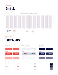 Intranet Style Guide on Behance