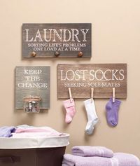 Laundry Room Wall Hangings