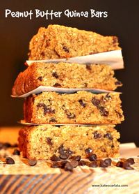 Peanut Butter Quinoa Bars - For A Digestive Peace of Mind—Kate Scarlata RDN