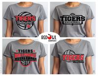 Personalized Tiger School Spirit T-Shirt Crewneck, Hoodie Hooded Sweatshirt Football, Baseball, Basketball, Softball, Track, Volleyball, Cross Country, Cheer, Wrestling Not all colors are available in all sizes and styles.  Please check the color and size charts in photos. We do our best to accurately represent shirt colors by using actual photos but do understand that all monitors will display differently. Please contact us prior to purchase with any questions on sizing or colors. Your purchase includes a custom imprint created specifically for your team! A product proof will be emailed to you within 1 business day.  Please keep an eye on your Etsy messages and reply with any changes within 24 hours. Your order will be sent to production after that time if no response is received. Excessi