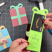 Learn how to make a Cricut gift card holder for any occasion or holiday with our free gift box gift card holder SVG cut file!