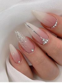 Multicolor  Collar    Color Nails Embellished   Nail,Hand & Foot Care