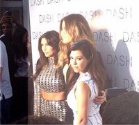 Kim, Khloe, & Kourtney Kardashian Attend Dash Miami Grand Opening  (Photos of the Day)