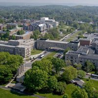 Now you know how a bird sees #VirginiaTech's Alumni Mall. Hint: it's still beautiful.