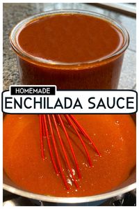 Best Enchilada Sauce recipe from RecipeGirl.com #best #enchilada #sauce #recipe #RecipeGirl #homemade