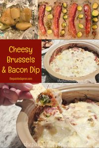 Take-out Tuesday, Cheesy Brussels & Bacon Dip | The Painted Apron