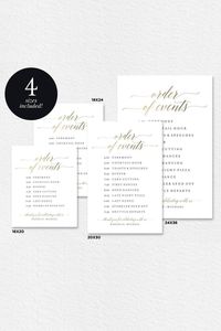 Purchase this listing to instantly download, edit and print your own Order Of Events Wedding Timeline Sign. Download your high resolution template(s) instantly after your payment is complete!