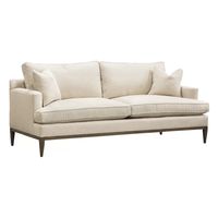 Vanguard Furniture 88.5" Velvet Recessed Arm Sofa | Perigold