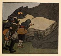 The Devil and his Granmother is a dark fairy tale by the Grimm Brothers. The story deal with important life questions about life and death. Three soldiers start with two bad options and are soon forced to chose from two even worse options. Unknowingly, they have made a deal with a devil. What are their chances to defeat a mighty opponent?
If you are looking for something dark, but with an optimistic ending, this one may be the one.