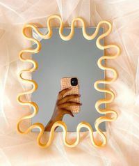 blob mirror, blob mirror inspiration, blob mirror photo, blob mirror selfie, blob mirror orange, blob mirror aesthetic, blob mirror trend