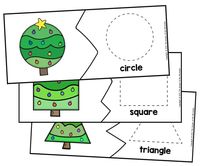 Free Printable Christmas Shapes - The Keeper of the Memories